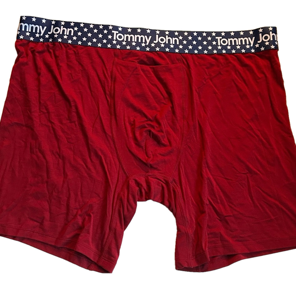 Tommy John Second Skin Boxer Briefs Red XXL NWT